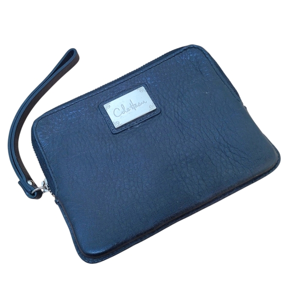 COLE HAAN | Black Leather Wristlet